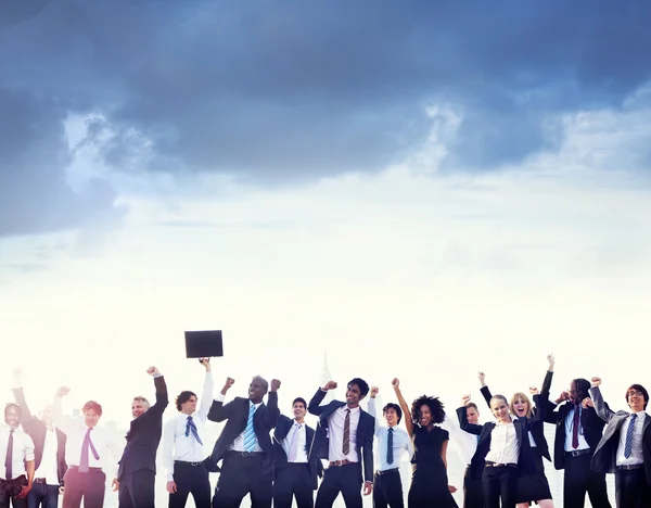 Uomini d'affari con idee di lavoro — Foto Stock