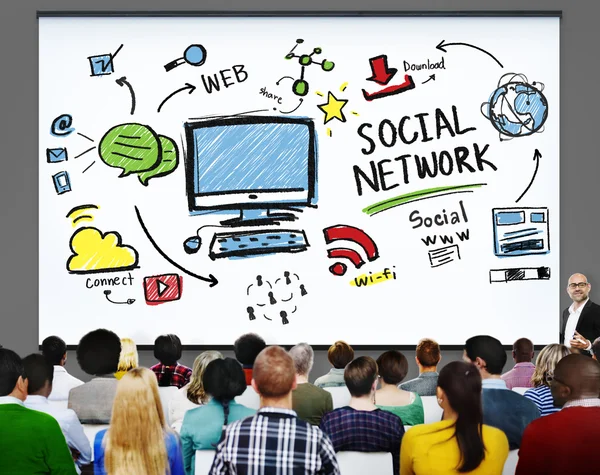 Concepto de red social — Foto de Stock