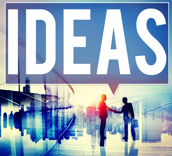 Begrepene "Ideer - inspirasjon - Kreativitet - innovasjon" – stockfoto