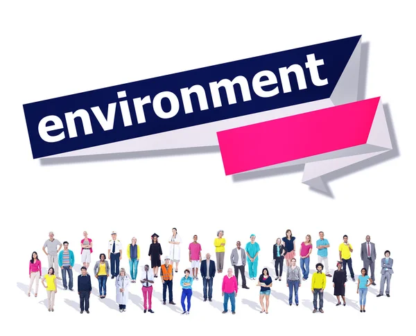 Diversity People and Environment Ecology Concept — Stock Photo, Image