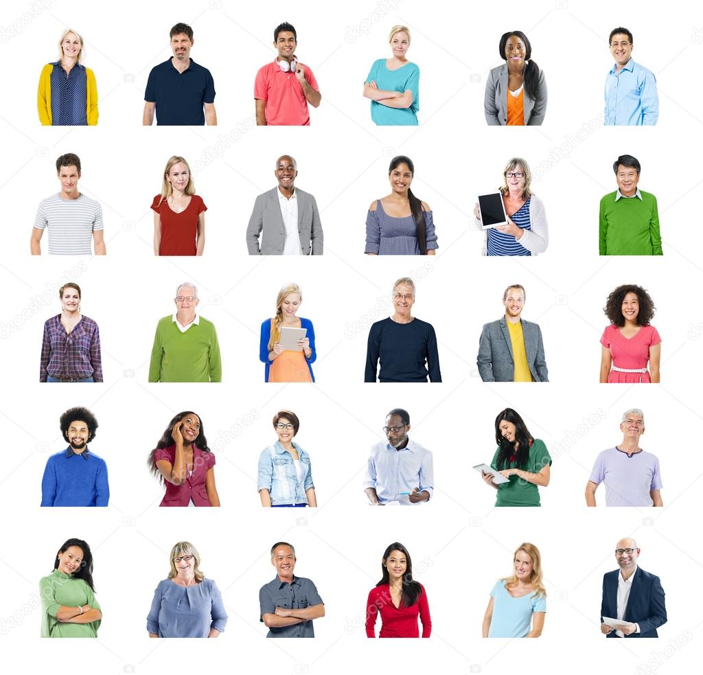 Diverse People and Global Communications Concept