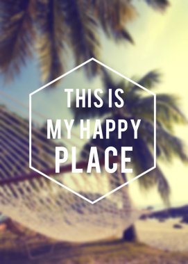 hamak Beach avuç içi ile