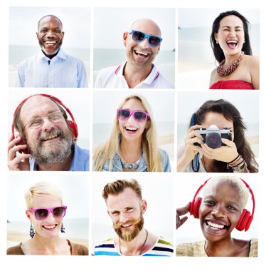 Arkadaşlar portre beraberlik kavramı