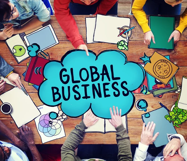 Global Business Marketing Globalization — Stock Photo, Image