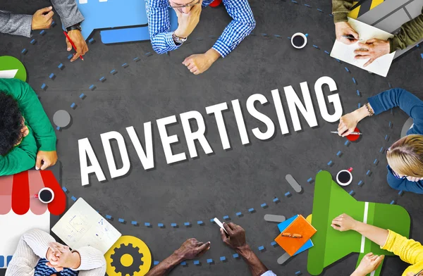 Reklamní Marketing obchodní — Stock fotografie
