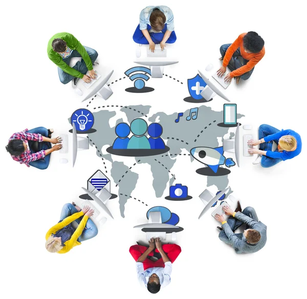 Global Communications Connection Concept — Stock Photo, Image