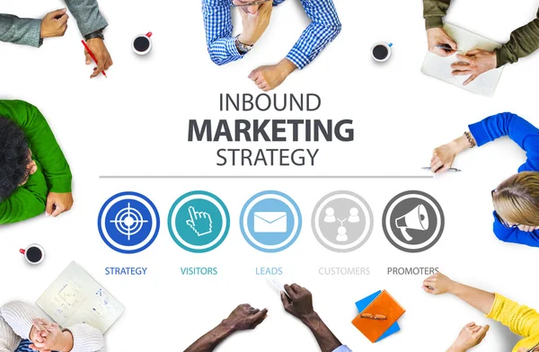 Conceito de Inbound Marketing — Fotografia de Stock
