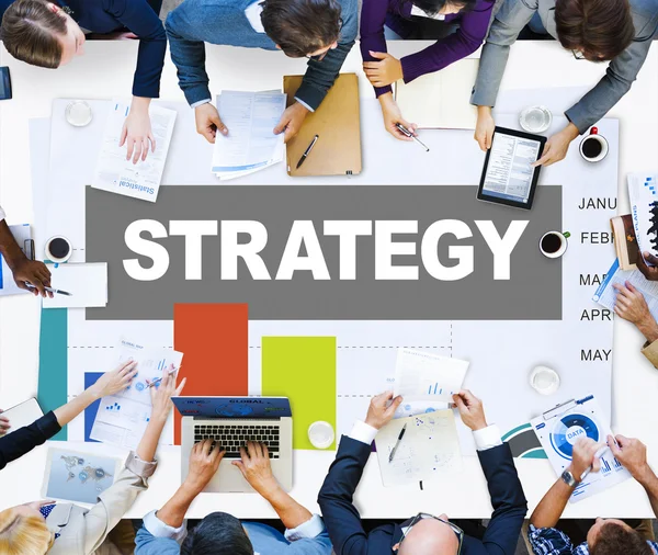 Strategy Plan Marketing Data — Stock Photo, Image