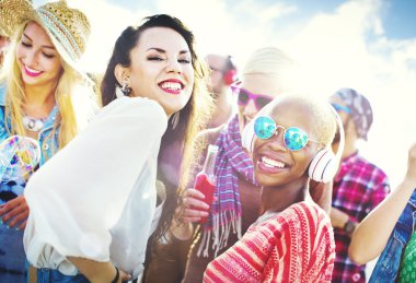 Arkadaşlar Beach parti konsept