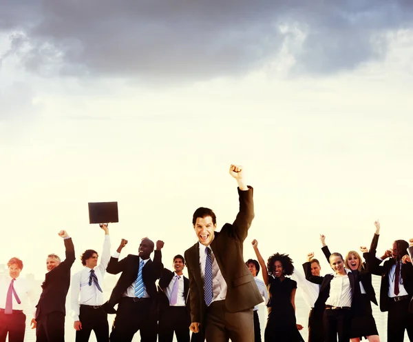 Business People Celebrazione del concetto di successo — Foto Stock