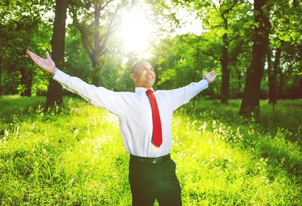 Zakelijke ontspanning verfrissend — Stockfoto