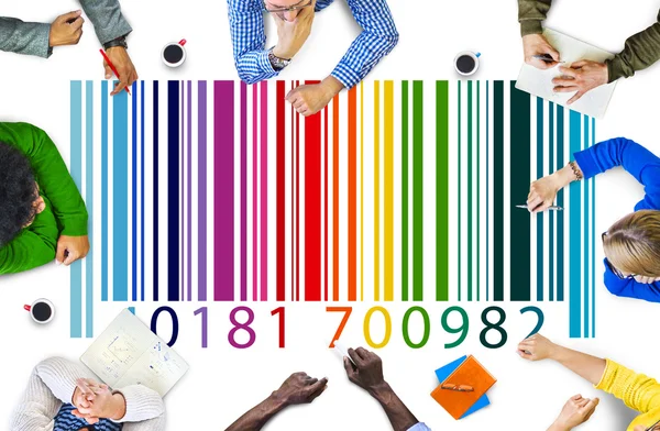 Barcode-Preiskonzept — Stockfoto