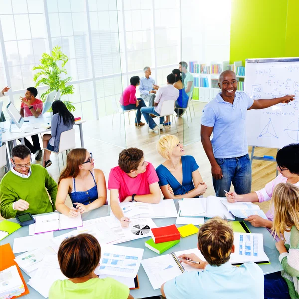 Students at Presentation in the Classrom — Stock Photo, Image