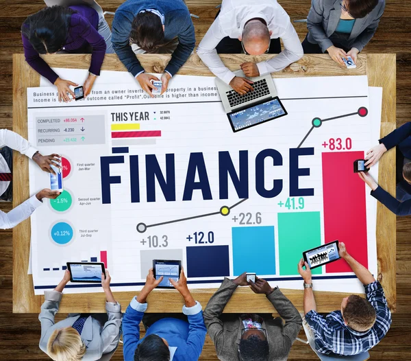 Business People and Finanace Concept — Stock Photo, Image