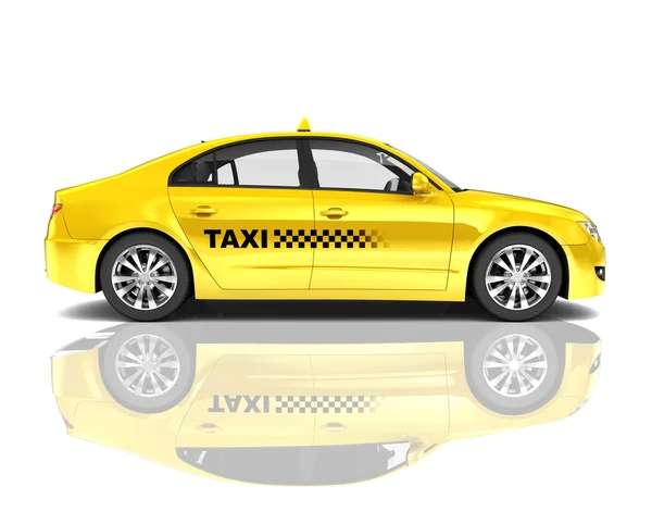 Taxi Voiture, Automobile Contemporain — Photo