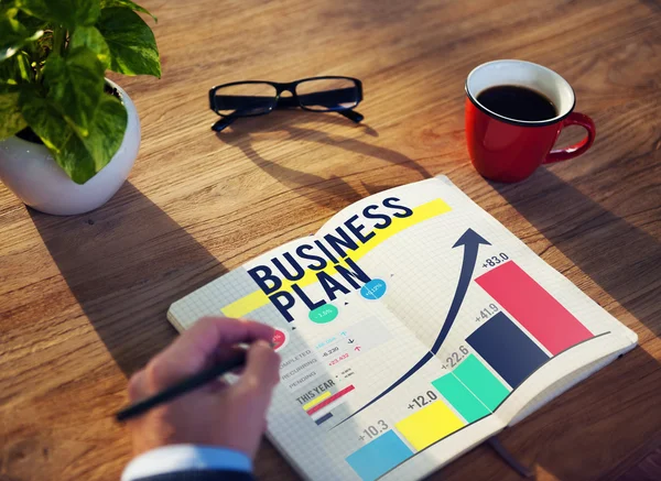 Business Plan groei succes Concept — Stockfoto