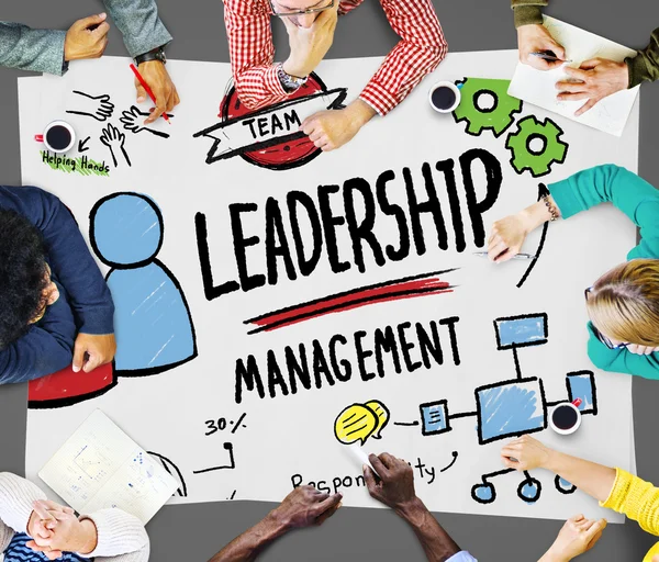 Leiderschap Leader Management-Concept — Stockfoto