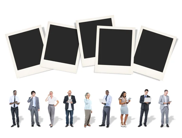 Business team standing together — Stock Photo, Image