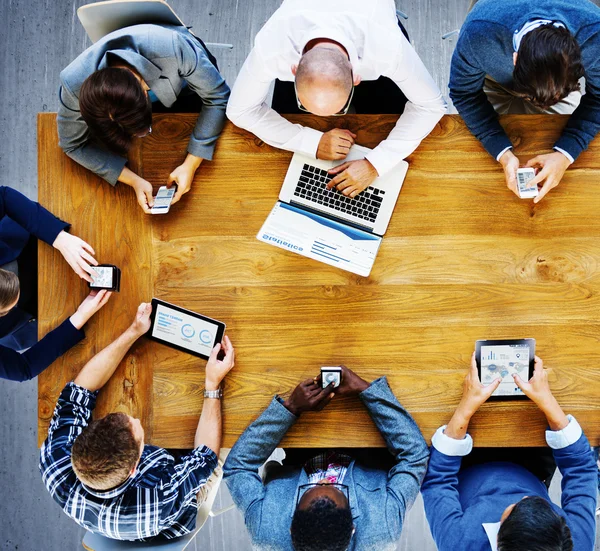 Grupo Business People Conceito de Reunião Corporativa — Fotografia de Stock