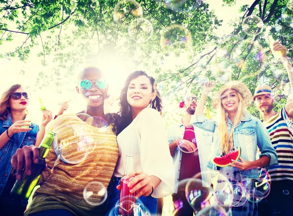 Adolescentes Amigos en Beach Concept — Foto de Stock