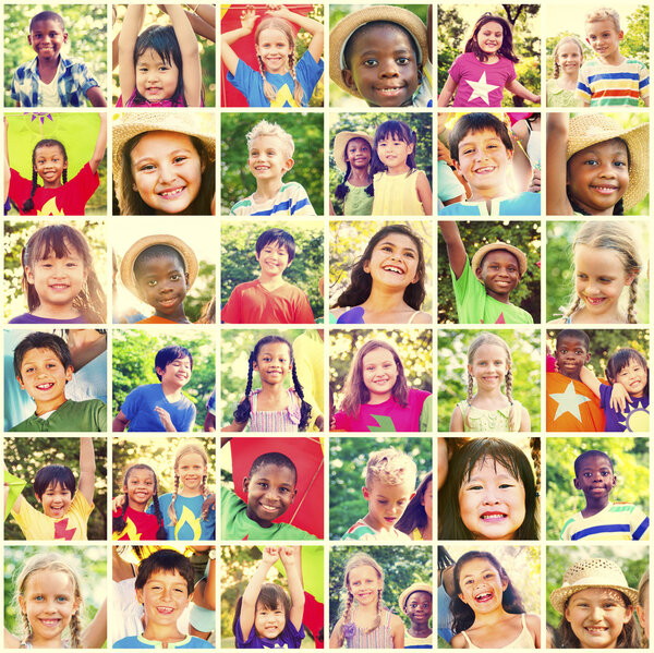 Children Family Enjoyment Concept