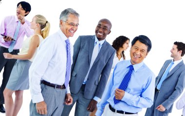 Grup başarılı iş adamları