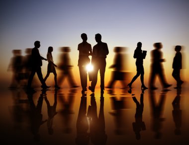 yürüyüş iş adamları