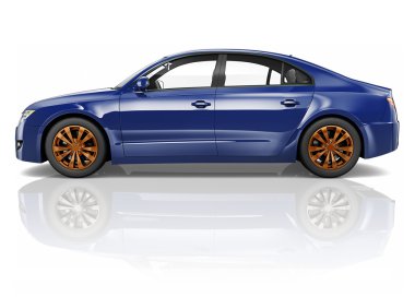 Araba araç ulaşım konsepti