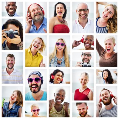 Arkadaşlar Portreler kolaj