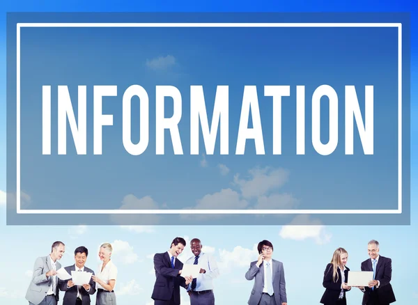 Information information forskning dela Media koncept — Stockfoto