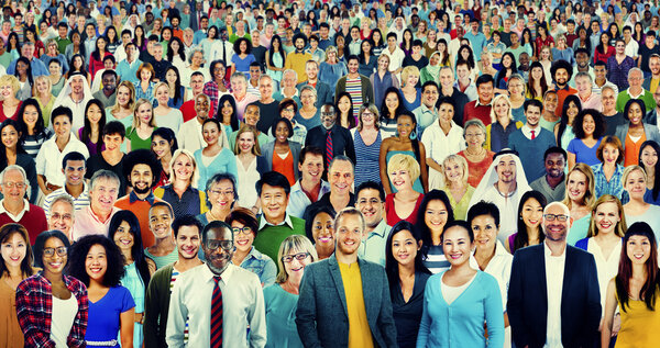 large group of Diversity people