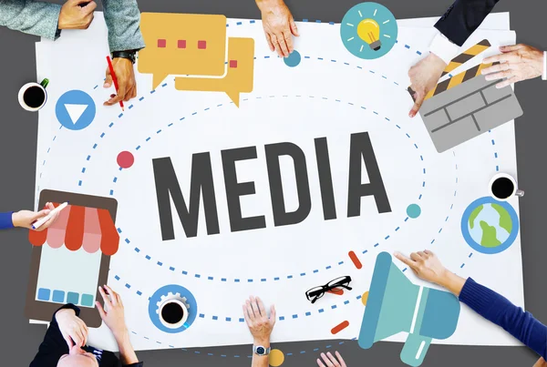 Media teknik kommunikation — Stockfoto