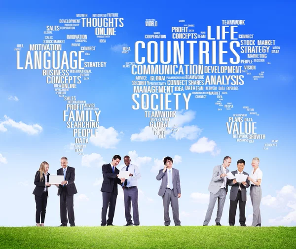 Group of people with Nation Society Concept — Stock Photo, Image