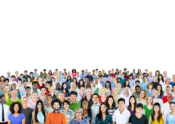 Grote groep mensen van de diversiteit — Stockfoto