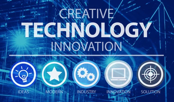 Creative Technology Innovation Media Digital Concept — Stock Photo, Image