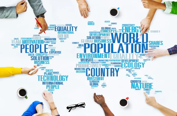 Globale Menschen Gemeinschaft internationales Konzept — Stockfoto