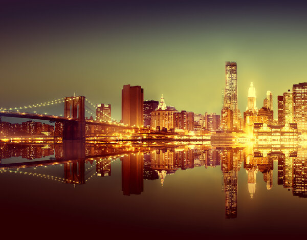 Красивый современный городской пейзаж
