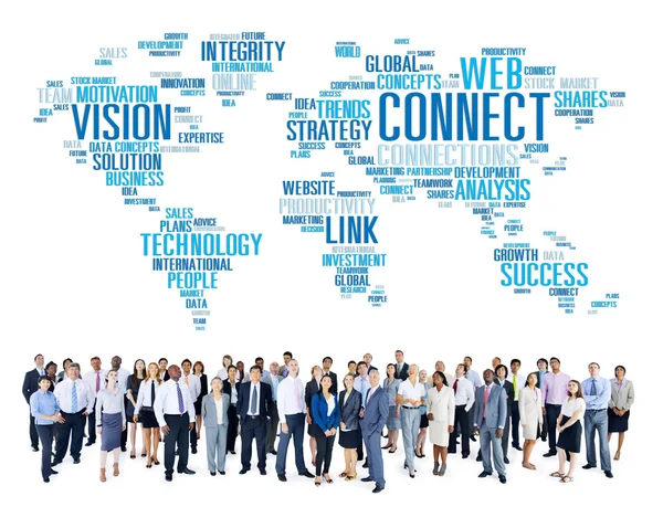 Group of Business People standing together — Stock Photo, Image