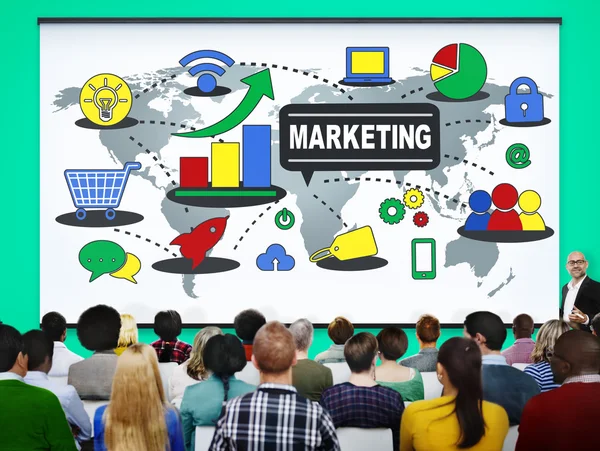 Marketing Strategy Branding Concept — Stock Photo, Image