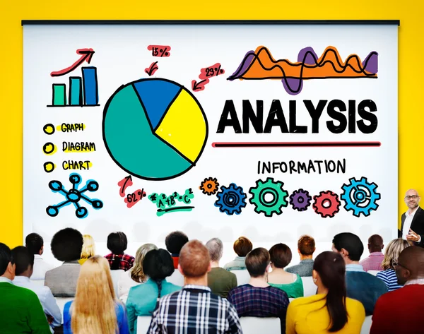 Análisis Concepto de información de datos —  Fotos de Stock