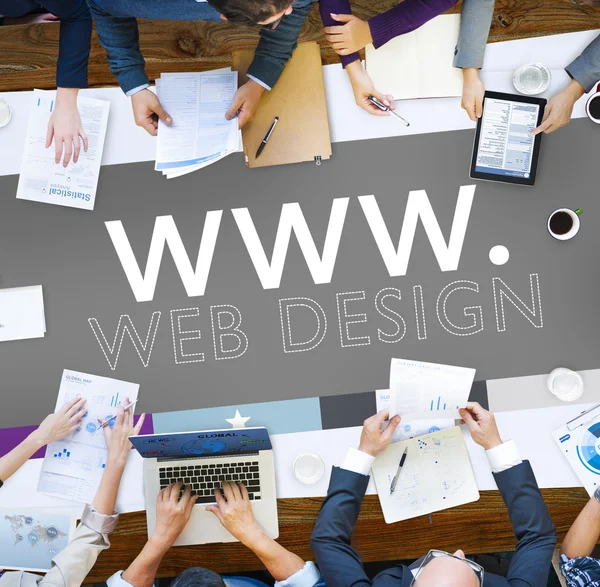 Web Design and Web Development — Stock Photo, Image