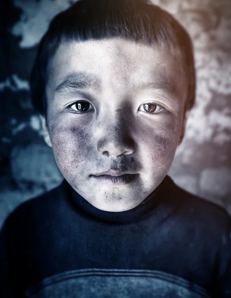 Mongolian little Boy — Stock Photo, Image