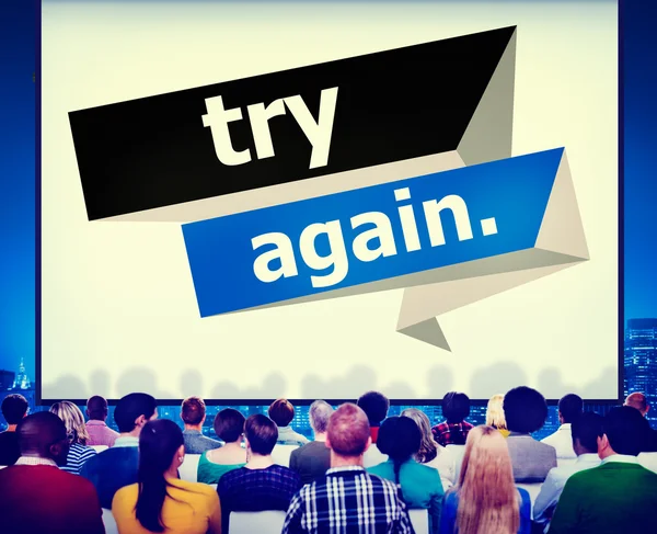 Try Again Restart Concept — Stock Photo, Image