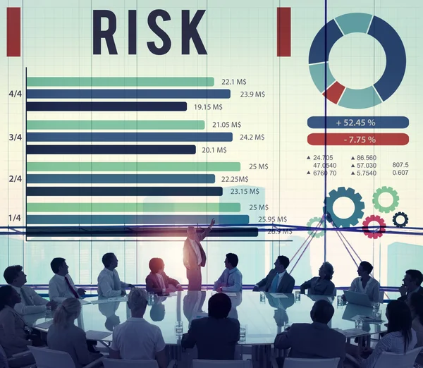 Geschäftsteam während der Strategiediskussion — Stockfoto