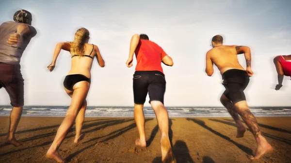 Friends on Summer Beach Vacation — Stock Photo, Image