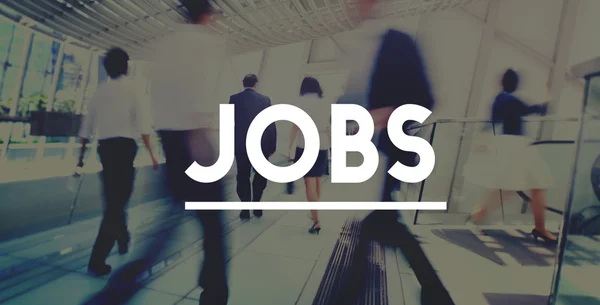 Munkahelyek foglalkoztatási karrier foglalkozás koncepció — Stock Fotó