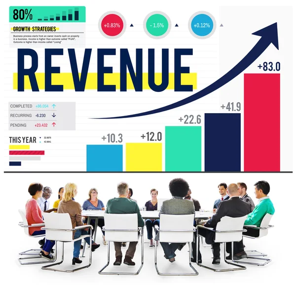 Revenue Profit, Finance Money Concept — Stock Photo, Image