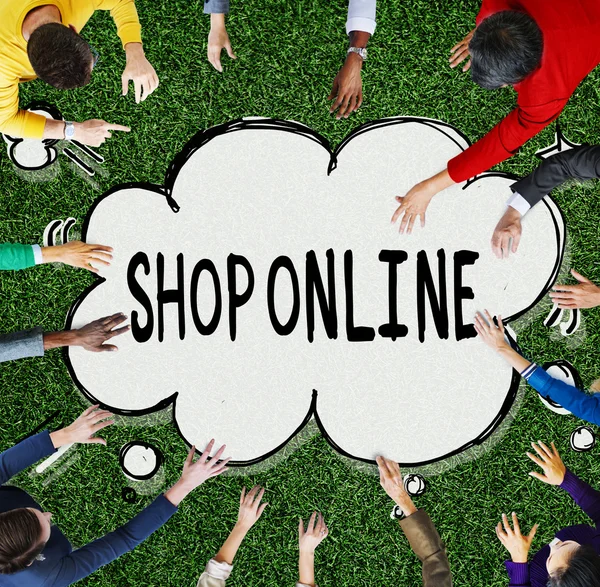 Shop Online koncepció — Stock Fotó