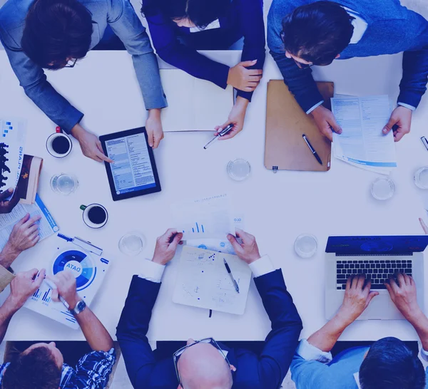 Reunión de gente de negocios Concepto de lluvia de ideas — Foto de Stock