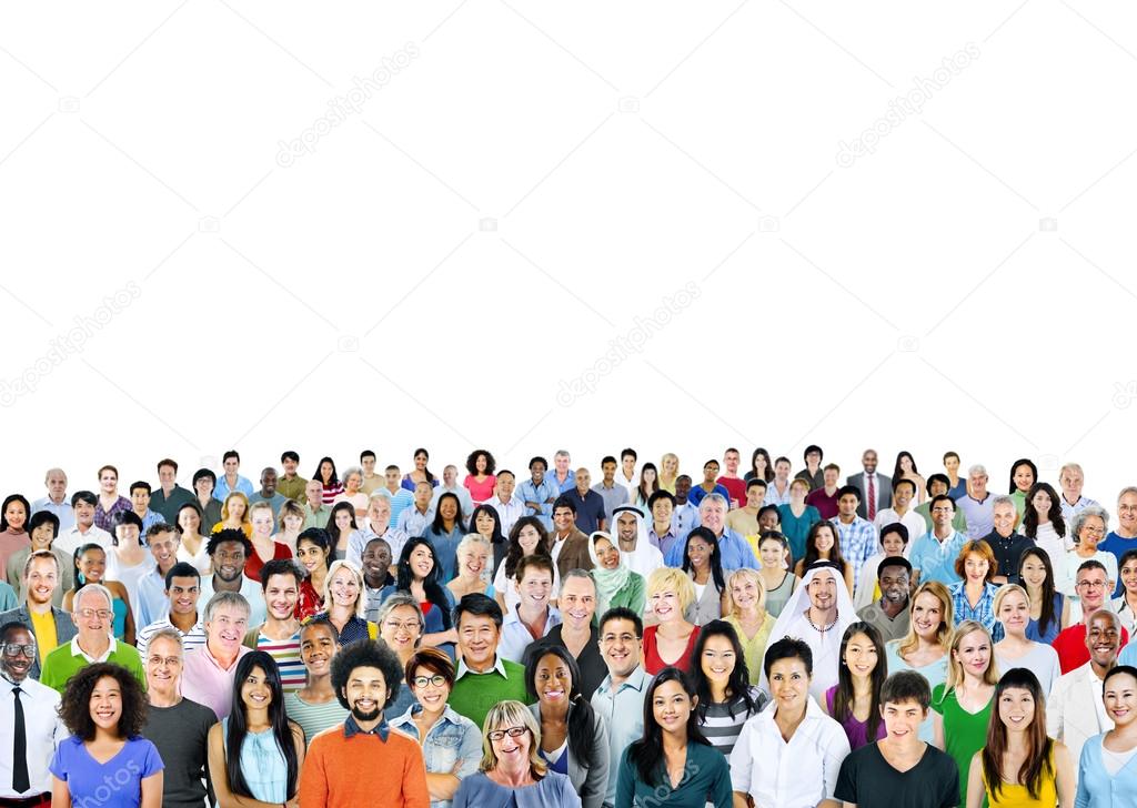 large group of Diversity people